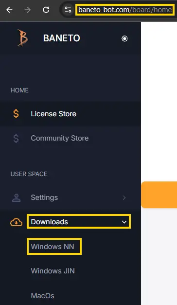 دانلود banetoloaderX.nn برای استفاده از بات BANETO